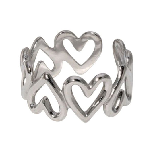 ANILLO LOVE PLATEADO
